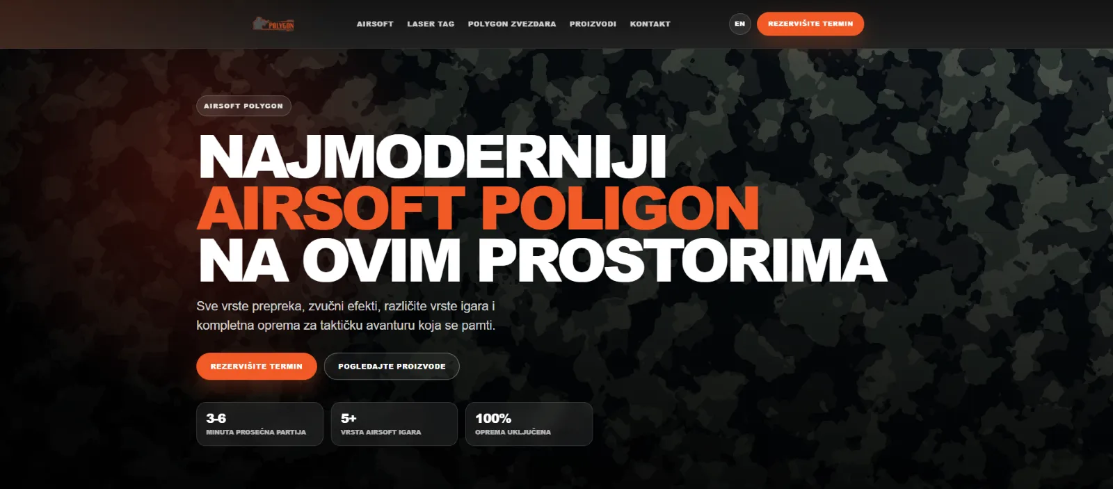 Air Soft website design