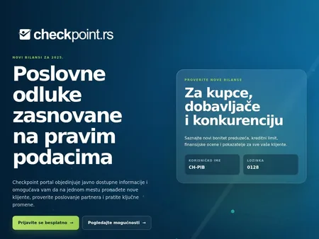 InfoPoint Checkpoint website