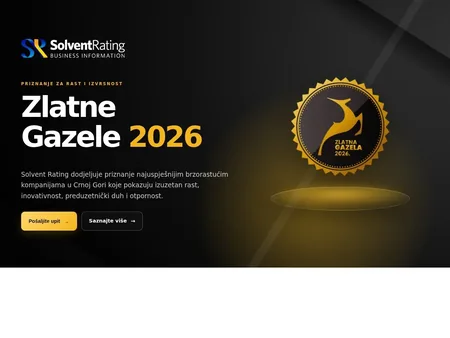 Solvent Rating Zlatne Gazele website